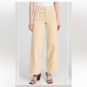 Vince Washed Twill Wide Leg Pants